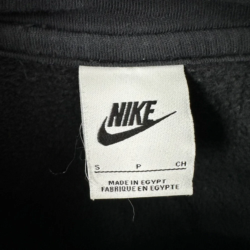 Vintage 90's Nike‎ Just Do It Prototype Word Mark Graphic Hoodie Black Size S